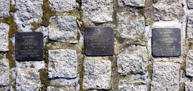 Stolpersteine Mühlenstrasse 2-Karl-Liebknecht-Strasse 20, Chemnitz