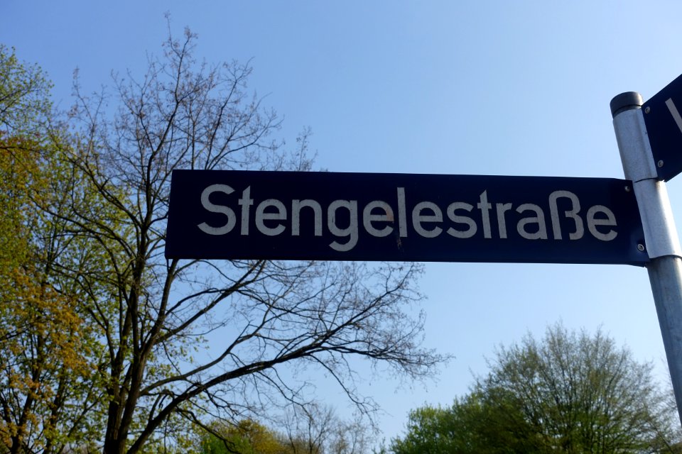 Straßenschild Stengelstraße