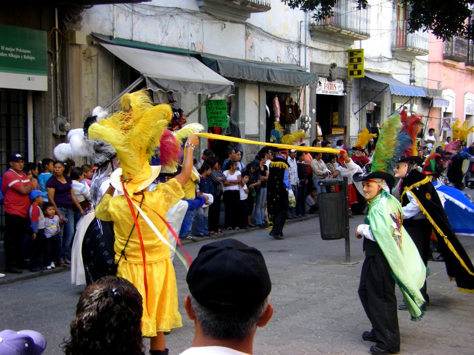 Straßenmusikanten in Puebla