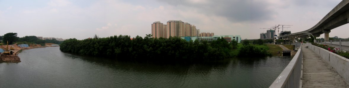 Sungei Punggol, panorama 2, Aug 06 photo