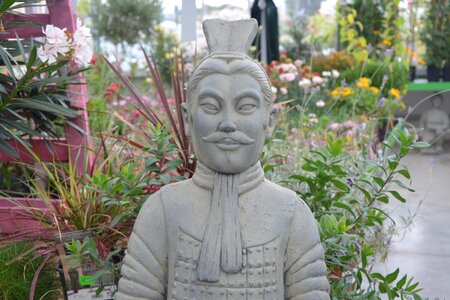 Chinese warrior stone garden