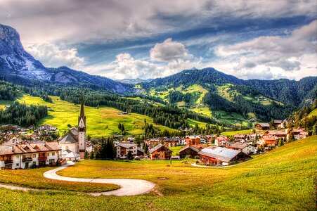 Unesco world heritage south tyrol sky