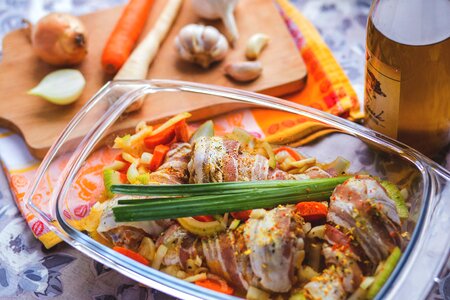 Chicken closeup cuisine