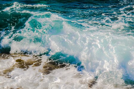Spray sea nature
