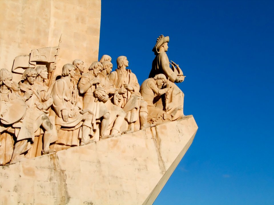 The portuguese discoveries monument, Lisbon, Portugal.