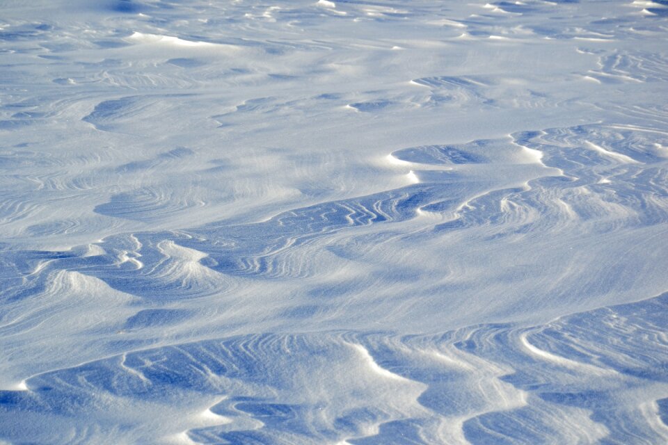 Field white landscape photo