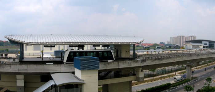 Tongkang LRT Station, panorama, Aug 06 photo