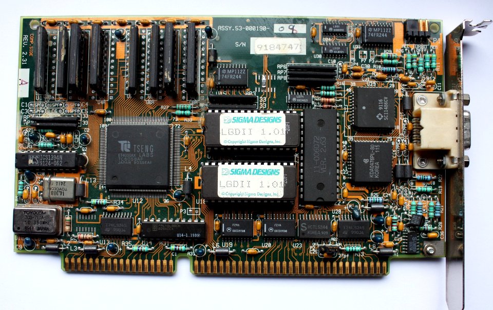 Tseng ET4000AX by Sigma Designs