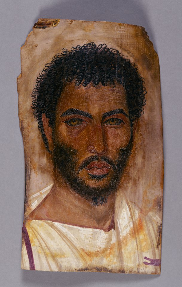 Unknown - Mummy Portrait of a Bearded Man - 74.AP.11