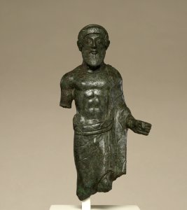 Unknown - Statuette of a Bearded Man, Probably Tinia - 55.AB.12 (1)