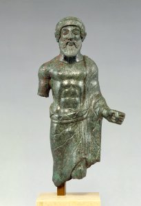 Unknown - Statuette of a Bearded Man, Probably Tinia - 55.AB.12 (2)