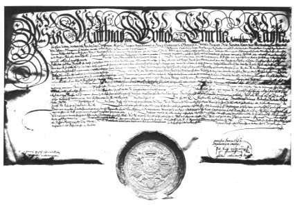 Urkunde 1614