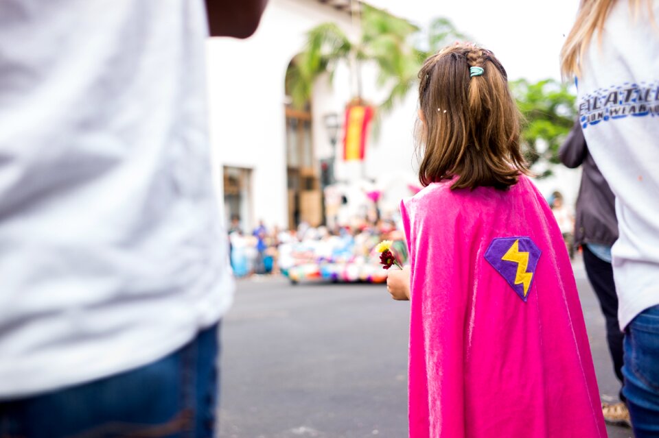 Cape lightning bolt parade