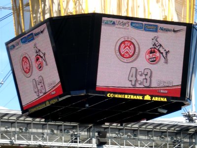 Videowürfel Wehen vs. Köln