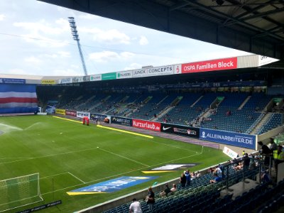 Westtribüne des Ostseestadions 2019-07-20
