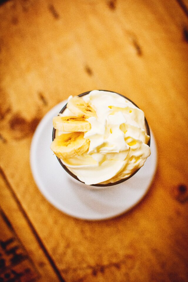 Coffee dessert glass
