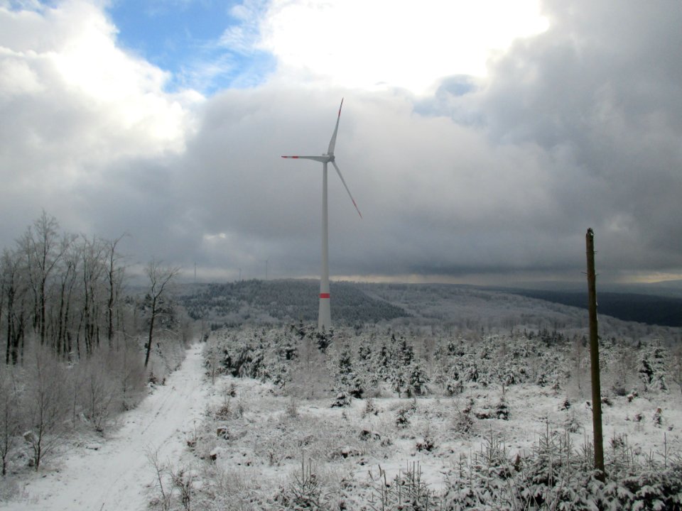 Windpark Kuhbett mit WEA 6