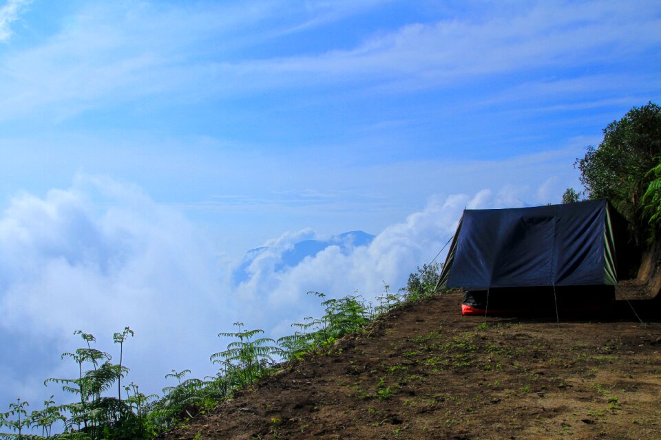 Camping tent abovetheclouds