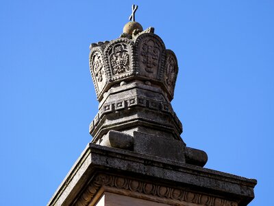 Old historic center water fountain