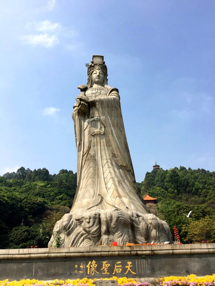 南沙天后宫的天后圣像