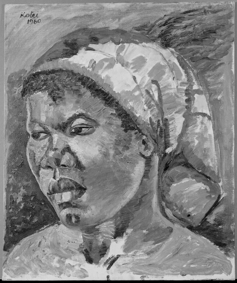 Adei with Red Scarf, 1960 - NARA - 558900