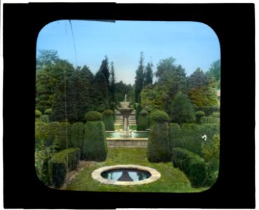 Andorra, William Warner Harper house, Wyndmoor, Pennsylvania. Fountain LCCN2008675865