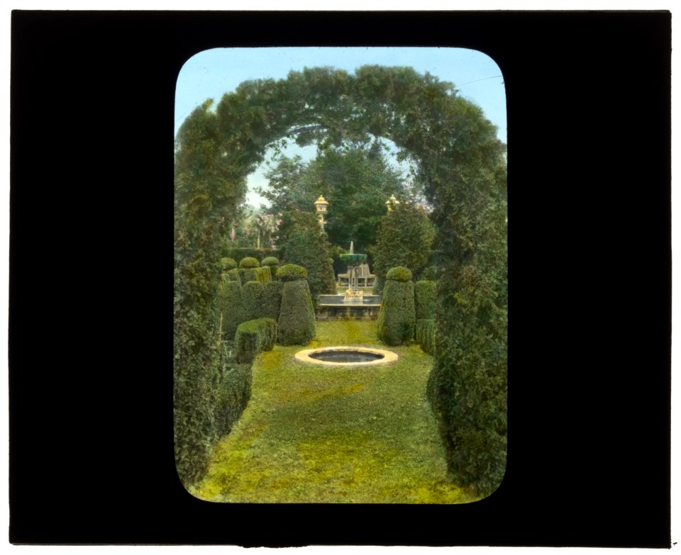 Andorra, William Warner Harper house, Wyndmoor, Pennsylvania. Fountain LCCN2008679240