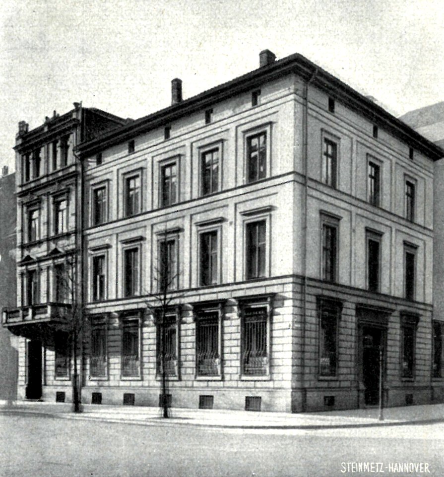 1895 circa Ewald Steinmetz, Hannover, Bankhaus A. Spiegelberg, Landschaftstraße 1