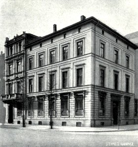 1895 circa Ewald Steinmetz, Hannover, Bankhaus A. Spiegelberg, Landschaftstraße 1