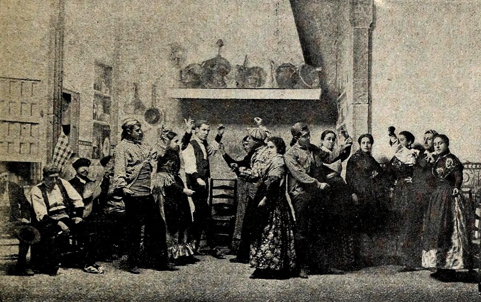 1895-01-19, Blanco y Negro, Miel de la Alcarria, Acto segundo, escena primera, Franzen (cropped)