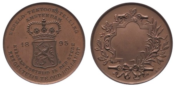 1895, kegel wedstrijd in der stede Keegeltuynh Oud Hollandt op de wereldtentoonstelling, objectnr PB 522