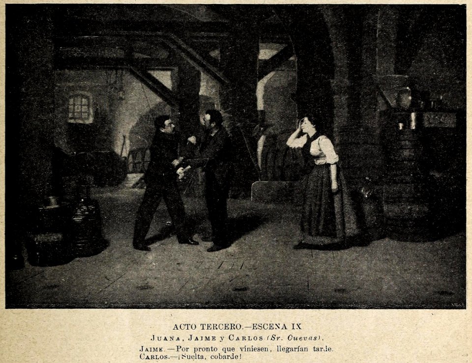 1896-12-19, Blanco y Negro, Doña Perfecta, acto tercero, escena IX, Franzen