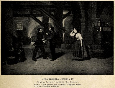 1896-12-19, Blanco y Negro, Doña Perfecta, acto tercero, escena IX, Franzen photo