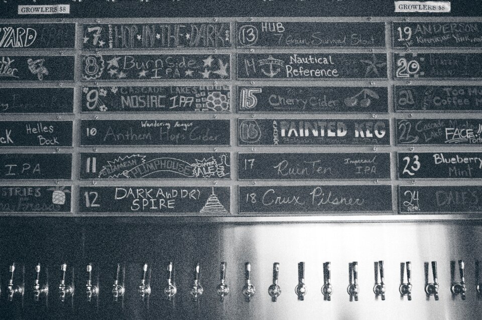 Craft booze alcohol