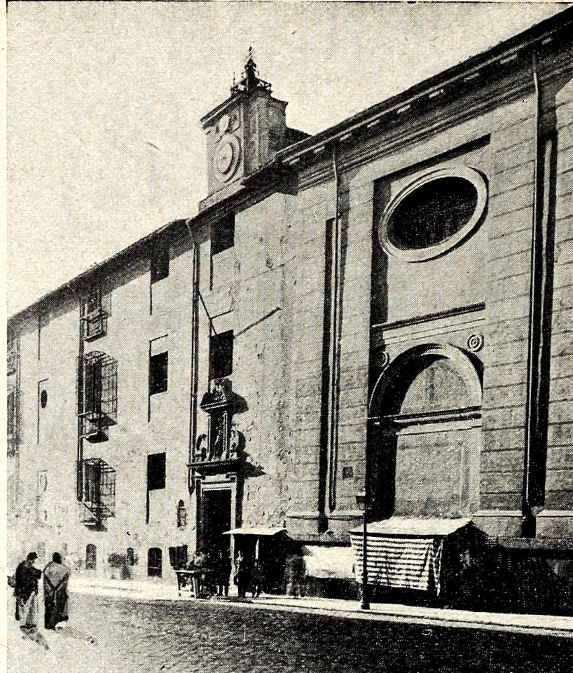 1897-10-02, Blanco y Negro, El nuevo hospital de San Juan de Dios, Irigoyen (cropped) Fachada del antiguo hospital