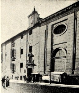 1897-10-02, Blanco y Negro, El nuevo hospital de San Juan de Dios, Irigoyen (cropped) Fachada del antiguo hospital
