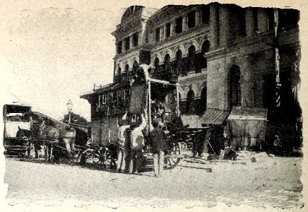 1897-09-25, Blanco y Negro, La mudanza de Fomento, Descargando