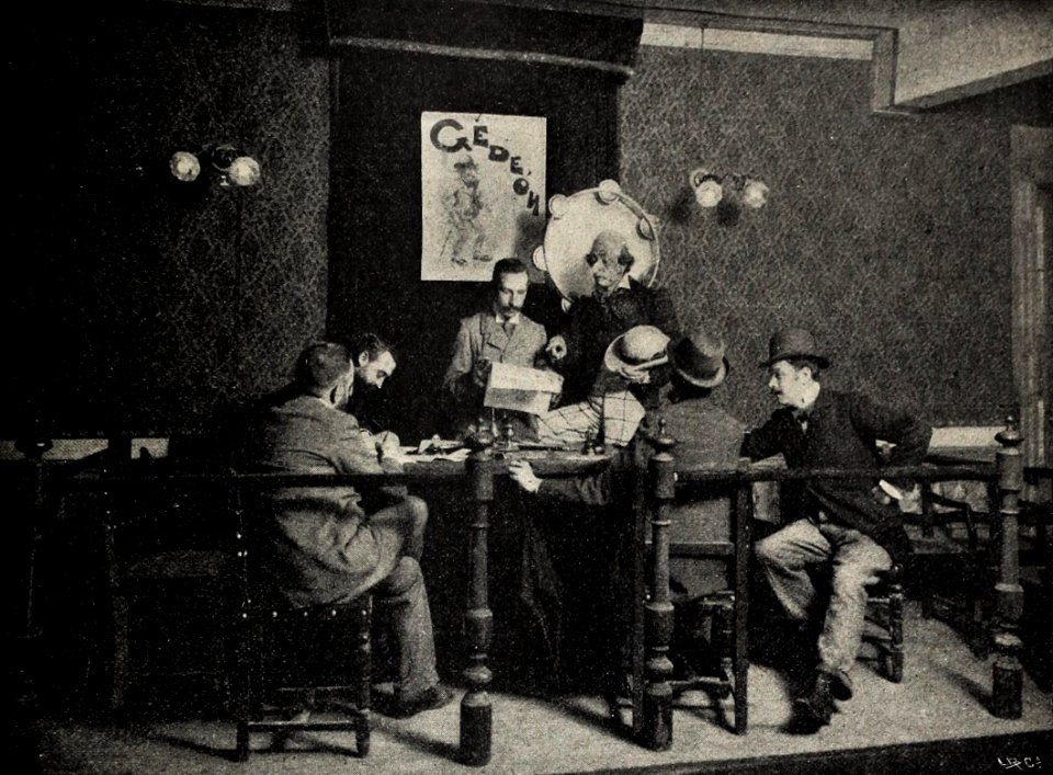 1896-09-12, Blanco y Negro, La redacción de Gedeón, Franzen
