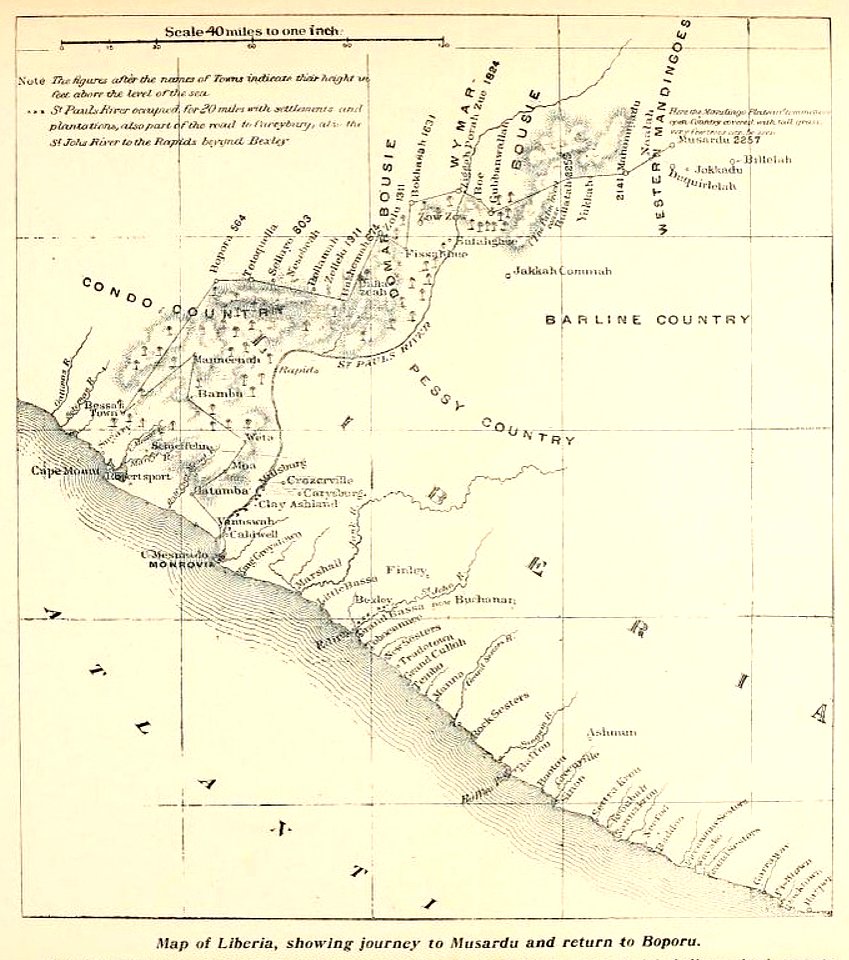 HEARD(1898) Map of Liberia