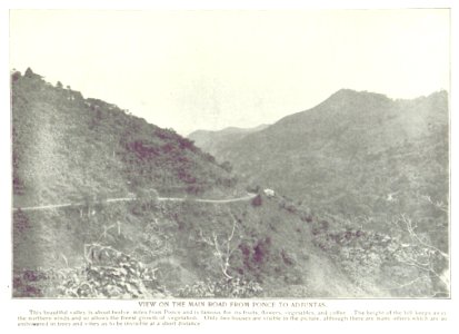 View on the main road from Ponce to Adjuntas photo