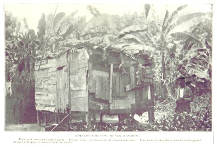A peasant's hut on the San Juan Road