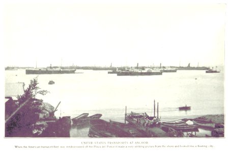 United States transports at anchor