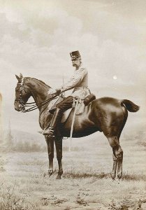 Kaiser Franz Joseph 1898 zu Pferd photo