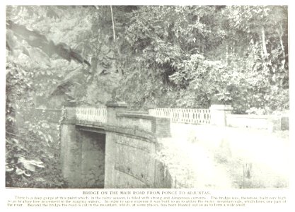 Bridge on the main road from Ponce to Adjuntas photo