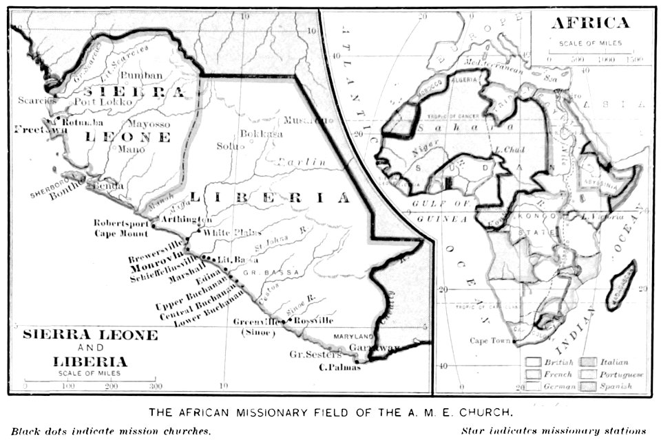 (1899) Map Sierra Leone and Liberia