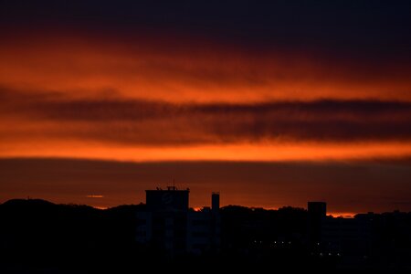 Red sky bloodred sky red photo