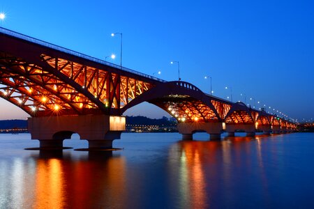 Seoul han river seongsan bridge