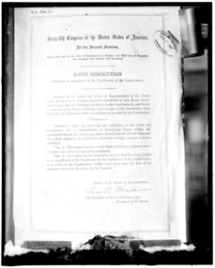 18th Amendment of the Constitution LOC hec.14201