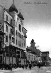 19 Széchenyi Street, Miskolc About 1912