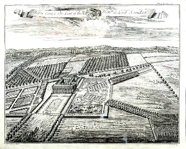 18th-century view of Lees Court Kent (1a)
